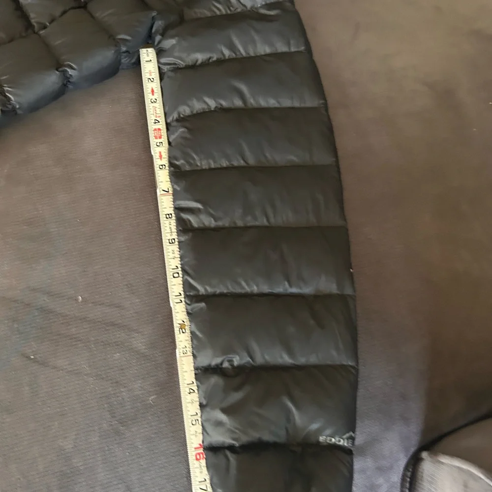 Eddie Bauer Women's Black Down Puffer Jacket Excellent Condition - Picture 10 of 13